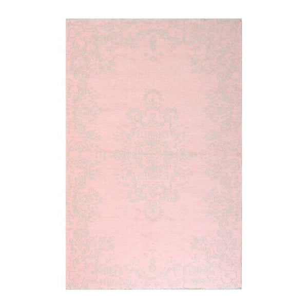 Abipusis rožinis ir smėlio spalvos kilimas Vitaus Lauren, 77 x 200 cm