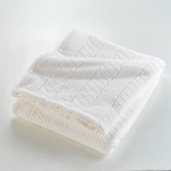 Iš mikroflanelės lovatiesė kreminės spalvos 180x220 cm Arya – douceur d'intérieur-image-3