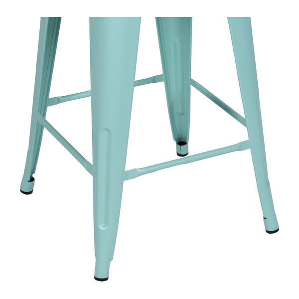 Turkio spalvos iš metalo baro kėdžių komplektas 2 vnt. (sėdynės aukštis 61 cm) – Ixia-image-2