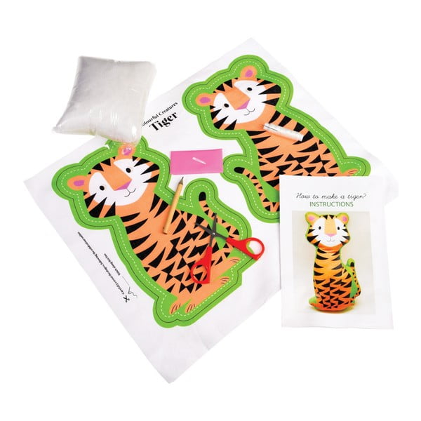 "Rex London Tiger" pliušinio žaislo siuvimo rinkinys-image-3
