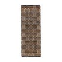 Rankų darbo juodos spalvos/natūralios spalvos iš džiuto mišinio kilimas 80x230 cm Meander Jute – Flair Rugs