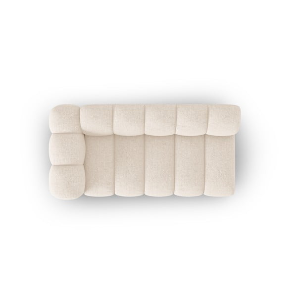 Modulinė sofa kreminės spalvos (su kairiuoju kampu) Lupine – Micadoni Home-image-3