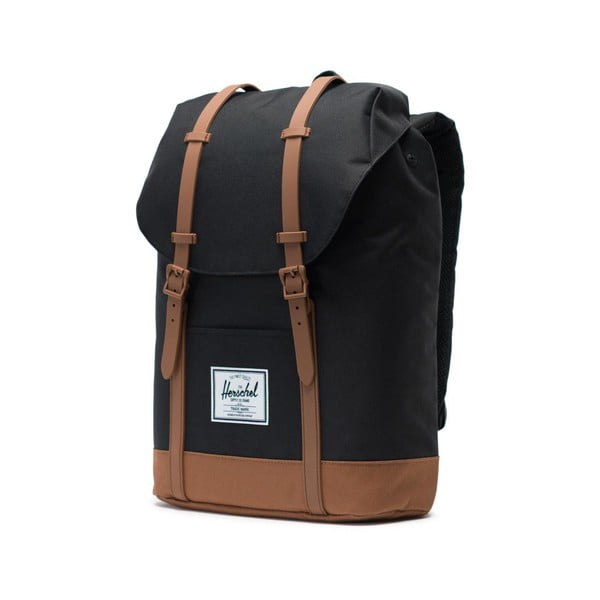 Juoda kuprinė su rudomis detalėmis Herschel Retreat, 19,5 l-image-1