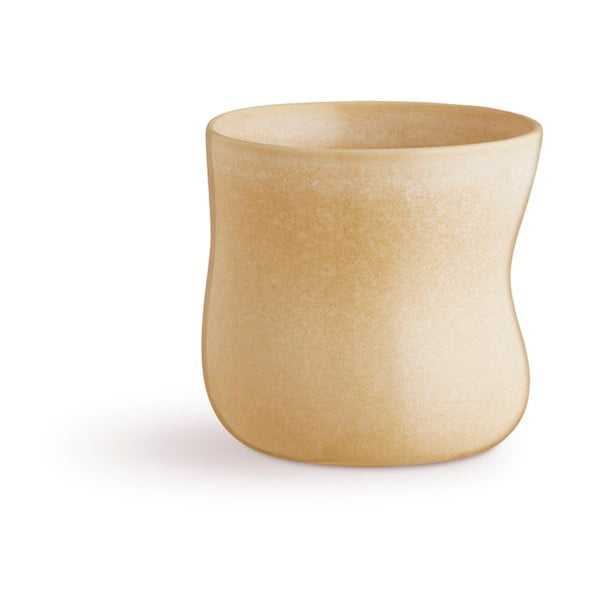 Geltonos spalvos keramikos puodelis Kähler Design Mano, 300 ml