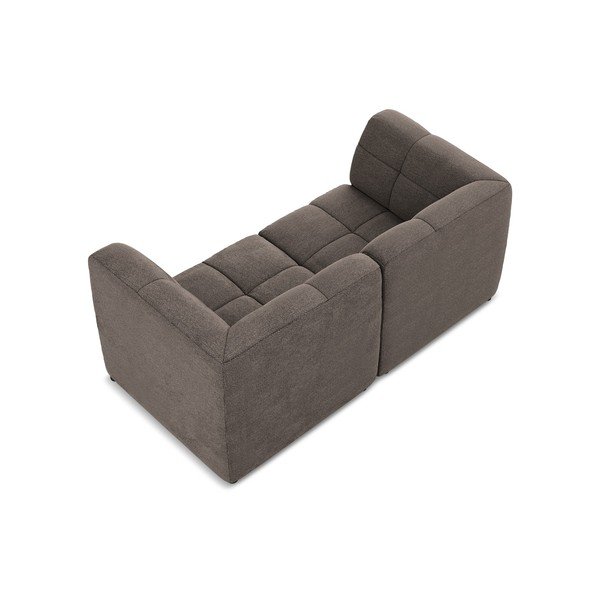Rudos spalvos sofa iš boucle 180 cm Aloha – Makamii-image-4
