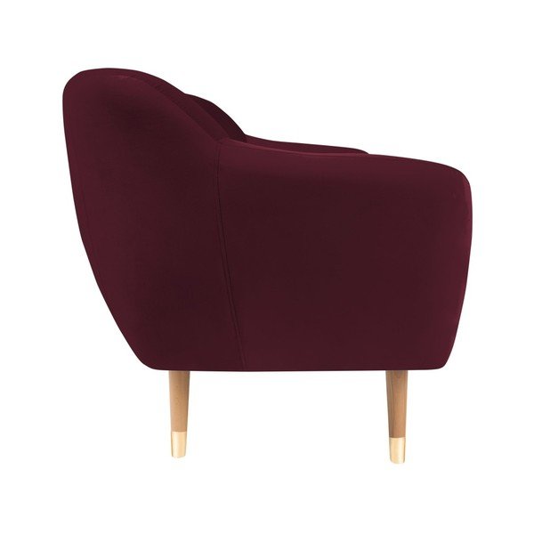 Mazzini Sofos Benito bordo spalvos aksomo sofa, 158 cm-image-4