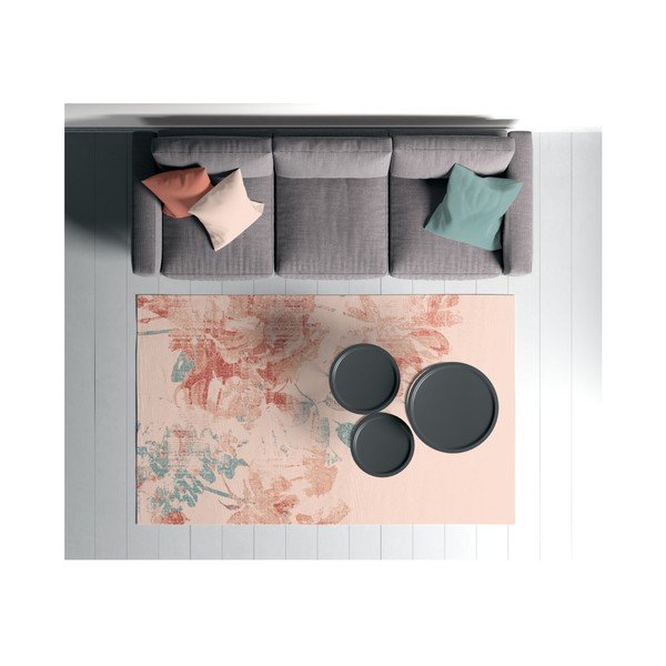 Rožinis kilimas Oyo home Suzzo Rosa, 140 x 220 cm-image-1