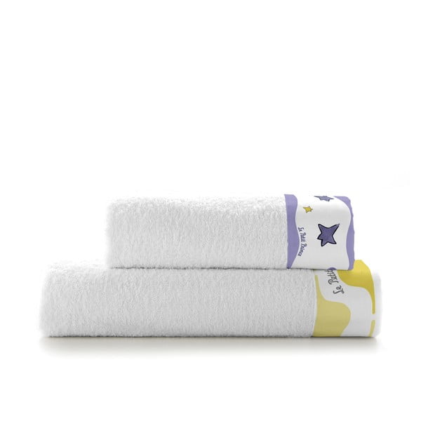 Balti medvilniniai kūdikių rankšluosčiai, 2 rinkiniai 140x70 cm Pensant - Mr. Fox