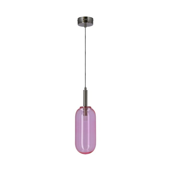 Violetinės spalvos kabantis šviestuvas LED ø 13 cm su stiklo gaubtu Fiuggi – Candellux Lighting