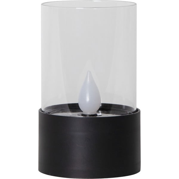 Juodos spalvos LED lauko dekoracija Star Trading Puloun, aukštis 13,5 cm-image-2