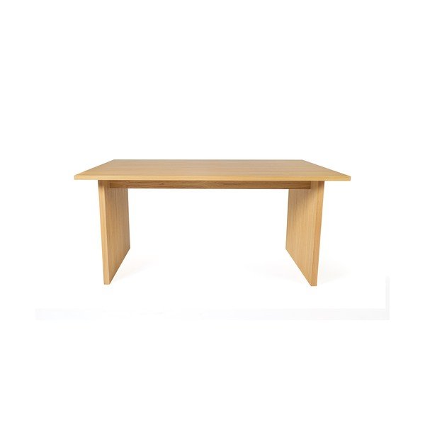 Valgomojo stalas su ąžuoliniu stalviršiu 90x160 cm Stripe - Woodman-image-2