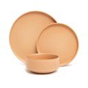 18 dalių šviesiai rudų molinių indų rinkinys Bonami selection Malia