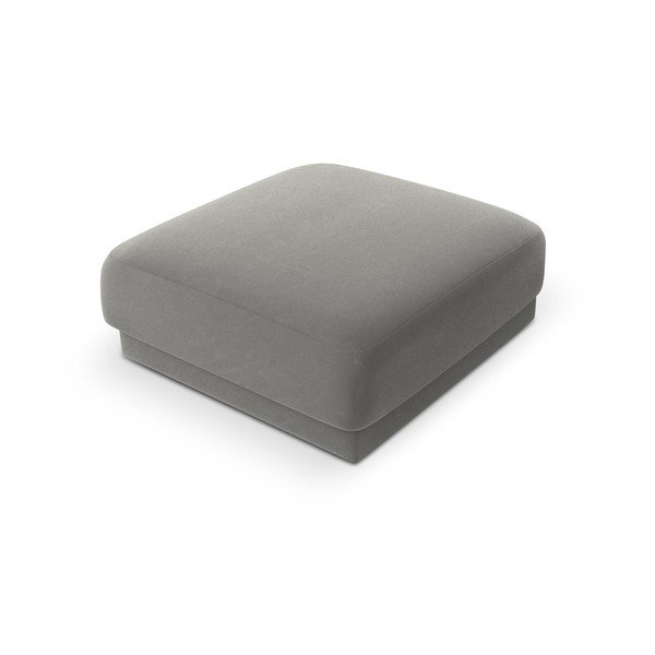 Pufas pilkos spalvos iš velveto Miley  – Micadoni Home-image-4