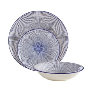 12 dalių akmens masės lėkščių rinkinys Premier Housewares Maya