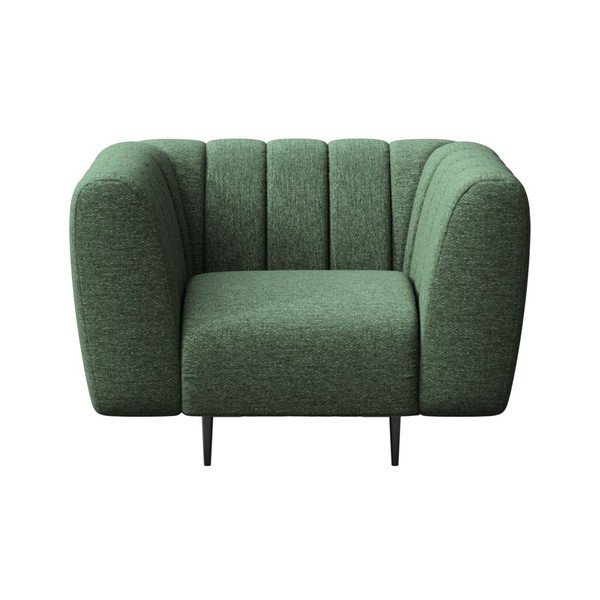 Krėslas tamsiai žalios spalvos Shel – Ghado