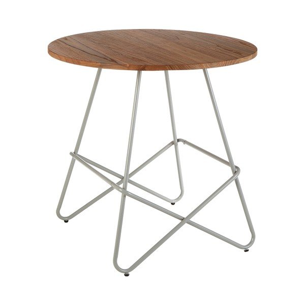 Iš guobos masyvo apvalios formos valgomojo stalas ø 80 cm District – Premier Housewares