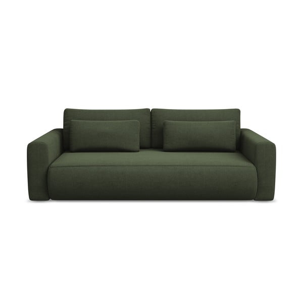 Khaki spalvos sulankstoma/su sandėliavimo vieta sofa 238 cm Kapua – Makamii