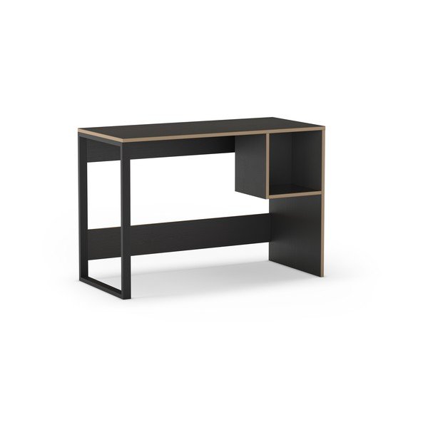 Rašomasis stalas su juodu stalviršiu 50x110 cm Lyly – Marckeric-image-2