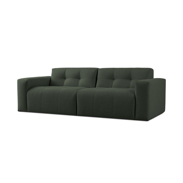 Sofa tamsiai žalios spalvos 220 cm Maxel – Scandic-image-2