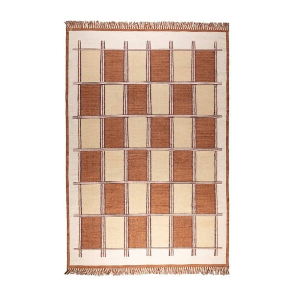 Terakotos spalvos iš medvilnės kilimas 200x300 cm Gambit – Dutchbone