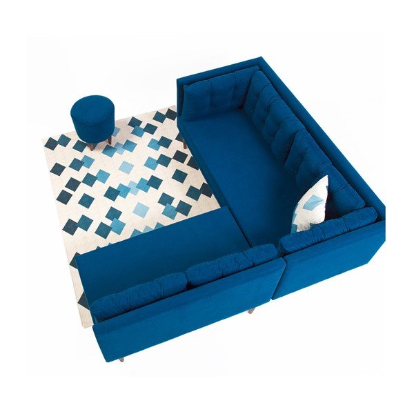 Mėlyna kampinė sofa "Balcab Home Barbara-image-1