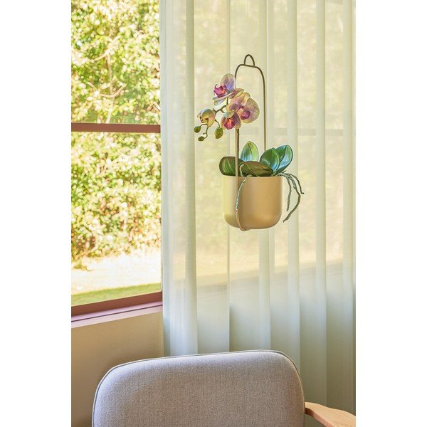 Iš metalo pakabinami ir sieniniai gėlių vazonų dangteliai 2 vnt. ø 16 cm Lotus – Hübsch-image-1