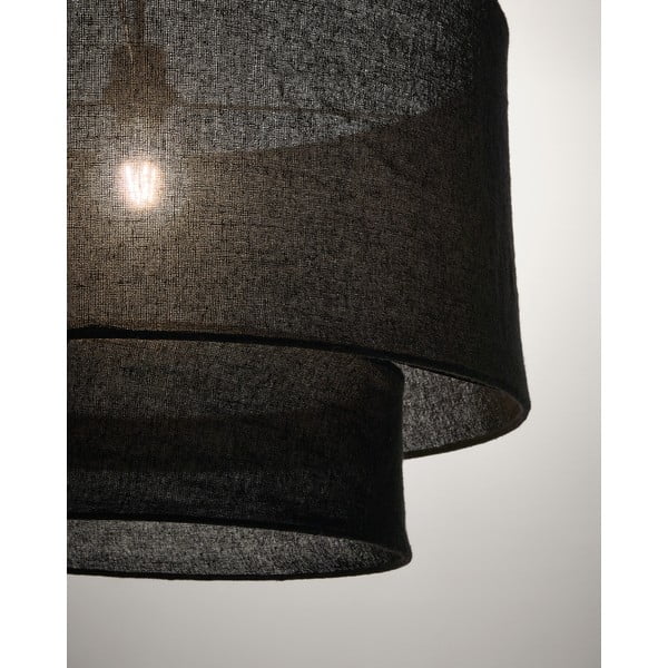 Juodos spalvos šviestuvo gaubtas ø 60 cm Mariela – Kave Home-image-2