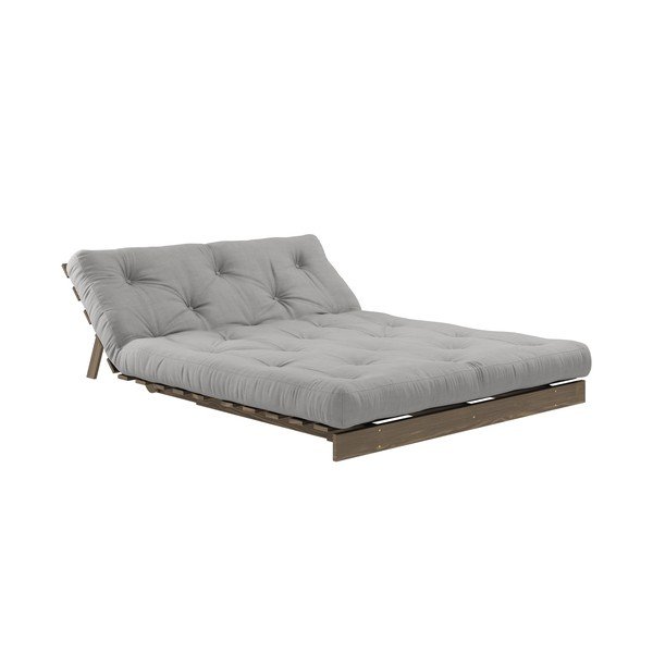 Sulankstoma sofa pilkos spalvos 140 cm Roots – Karup Design-image-4