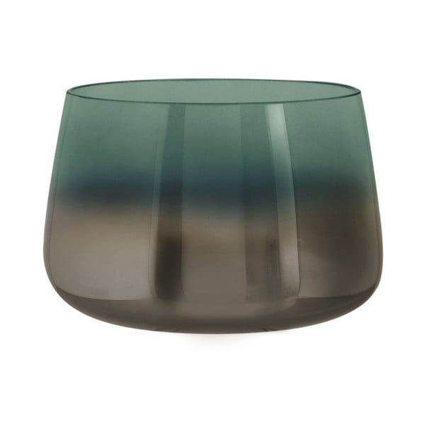 Žalio stiklo vaza PT LIVING Oiled, aukštis 10 cm