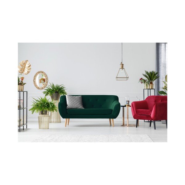 Žalia dvivietė sofa Mazzini Sofas Amelie-image-2
