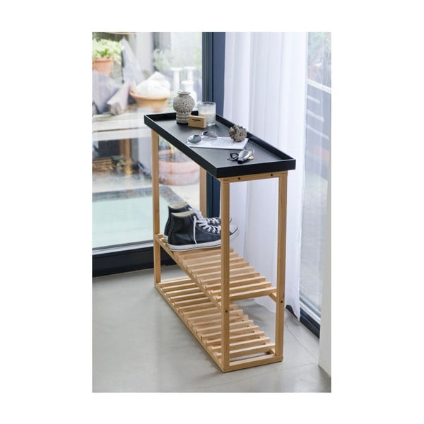 Batų lentyna/daiktadėžė su juodos spalvos ąžuolo stalviršiu Wireworks Hello Storage-image-3