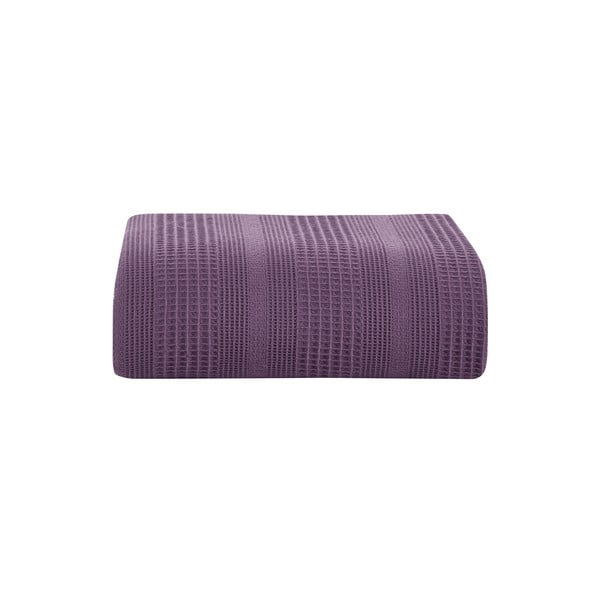 Violetinės spalvos medvilninis užvalkalas dvigulei lovai 220x235 cm Leona - Mijolnir