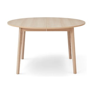 Išskleidžiamas valgomojo stalas iš ąžuolo medienos Hammel Single Ø 130 cm