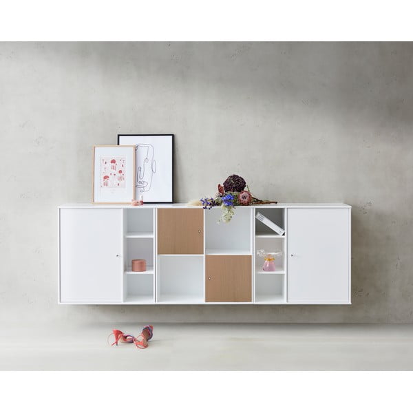 Ąžuolinės durys modulinei lentynų sistemai 2 vnt. 32x33 cm Mistral Kubus - Hammel Furniture-image-1