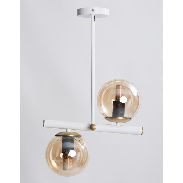 Kabantis šviestuvas ø 15 cm su stiklo gaubtu Libra – Squid Lighting-image-1