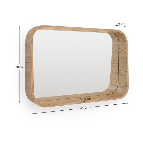 Sieninis veidrodis 90x60 cm Salaya – Kave Home-image-3