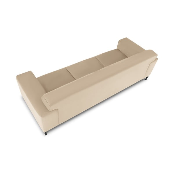 Smėlio spalvos aksominė sofa Cosmopolitan Design Siena-image-4