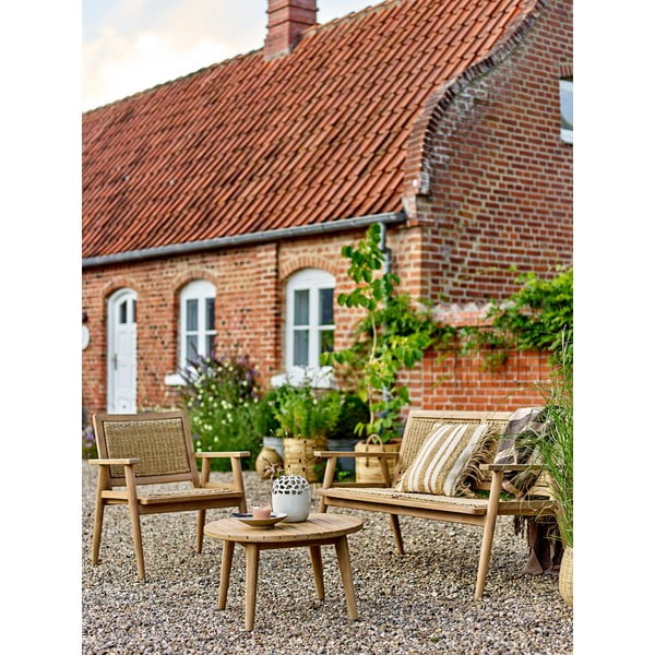 Natūralios spalvos iš medienos masyvo sodo sofa Sorrento – Bloomingville-image-1