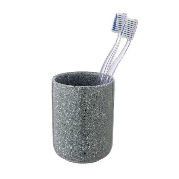 Pilkas keraminis indas dantų šepetėliams Noto - Wenko-image-1