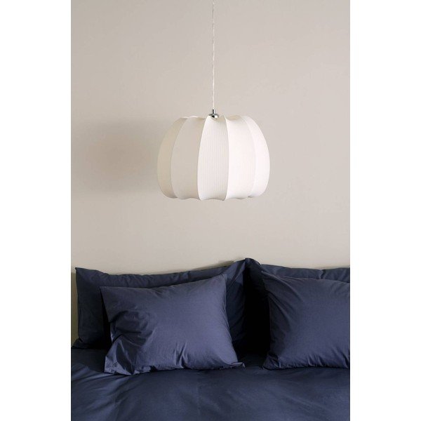 Kreminės spalvos iš tekstilės kabantis šviestuvas ø 42 cm Pion – Jotex-image-2