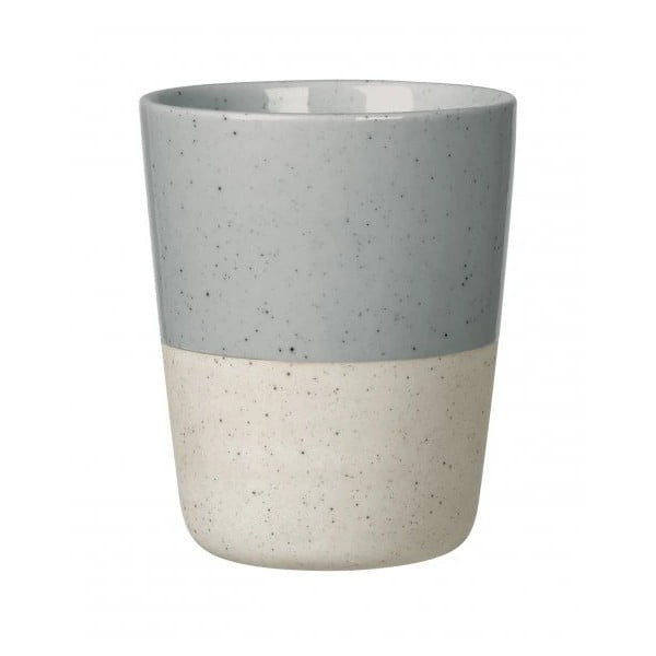Pilkos spalvos/smėlio spalvos iš keramikos puodelis 250 ml Sablo – Blomus