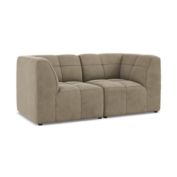 Rudos spalvos sofa iš velveto 180 cm Aloha – Makamii-image-2