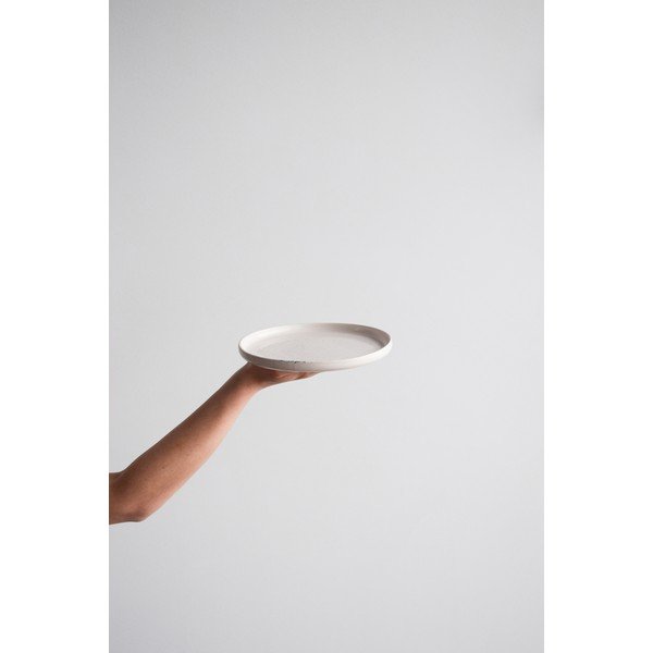 Šviesiai rožinė ÅOOMI Dust maža akmens masės lėkštė, ø 20 cm-image-3