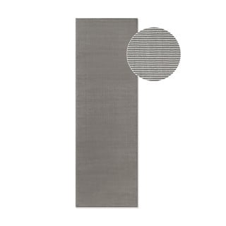 Kilimas antracito spalvos/kreminės spalvos 80x240 cm Perles Dolomite – Elle Decoration