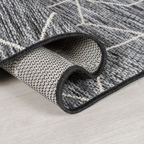 Pilkas lauko kilimas 170x120 cm Napoli - Flair Rugs-image-3