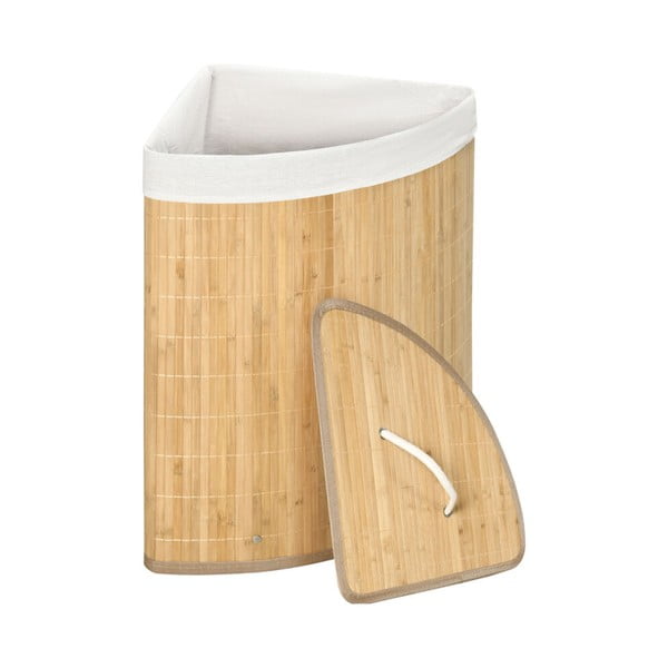 Iš bambuko skalbinių krepšys natūralios spalvos 40 l Bamboo – Compactor