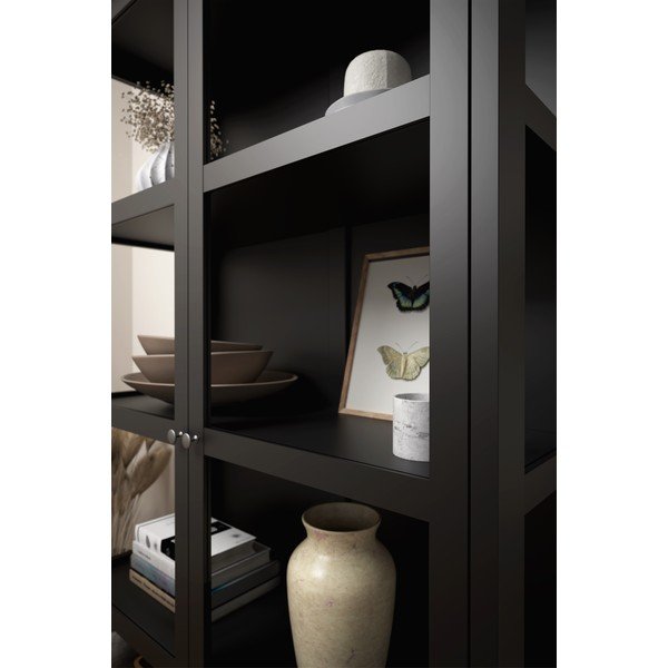 Juoda vitrina 124x210 cm Excellent - Tvilum-image-1