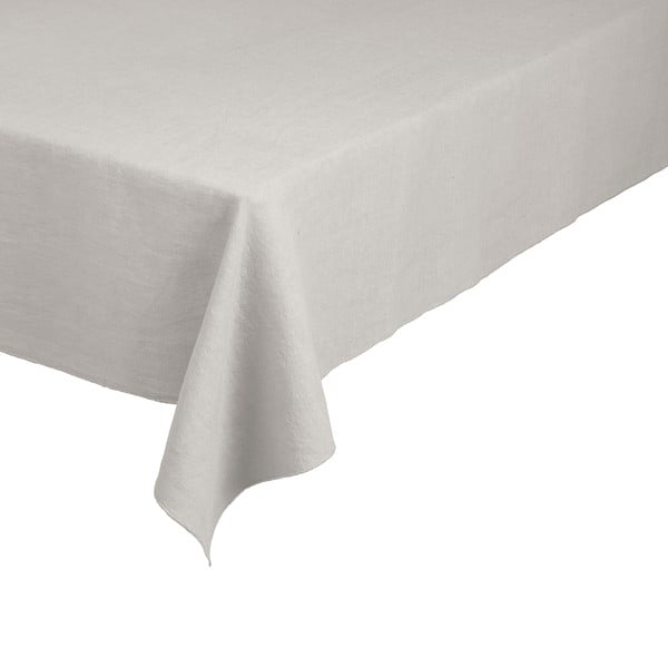 Kreminės ir baltos spalvos lininė staltiesė Blomus, 160 x 300 cm
