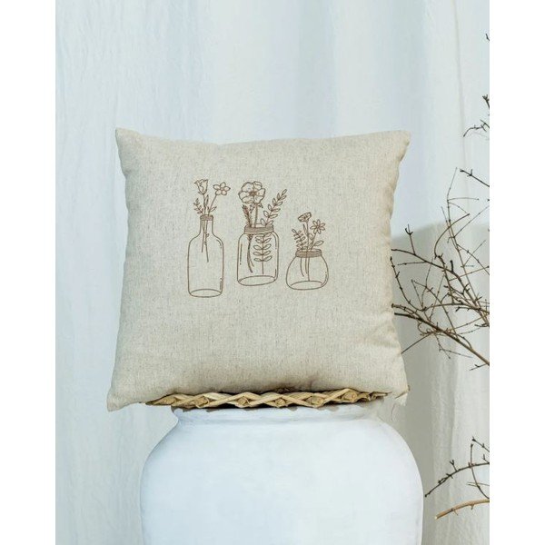 Iš medvilnės mišinio dekoratyvinis pagalvės užvalkalas 45x45 cm – Mila Home