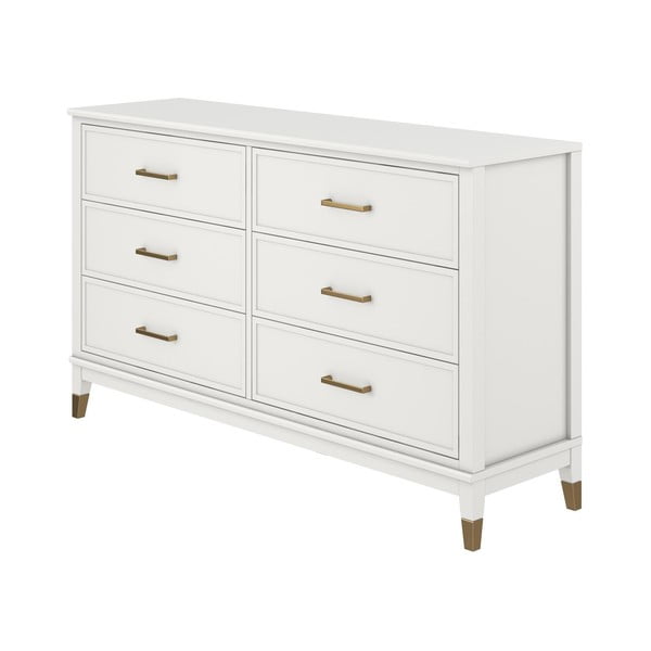 Balta komoda CosmoLiving by Cosmopolitan Westerleigh, 144 x 85 cm-image-2